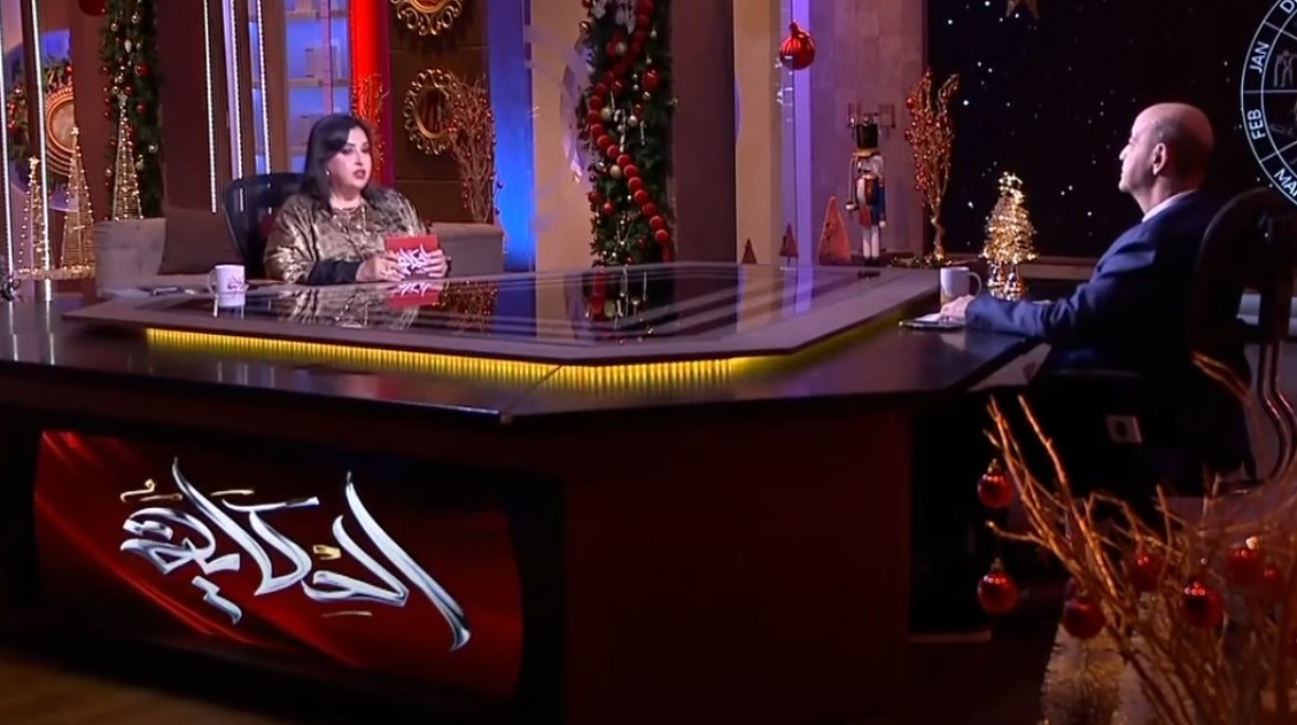 عمرو أديب وبسنت يوسف