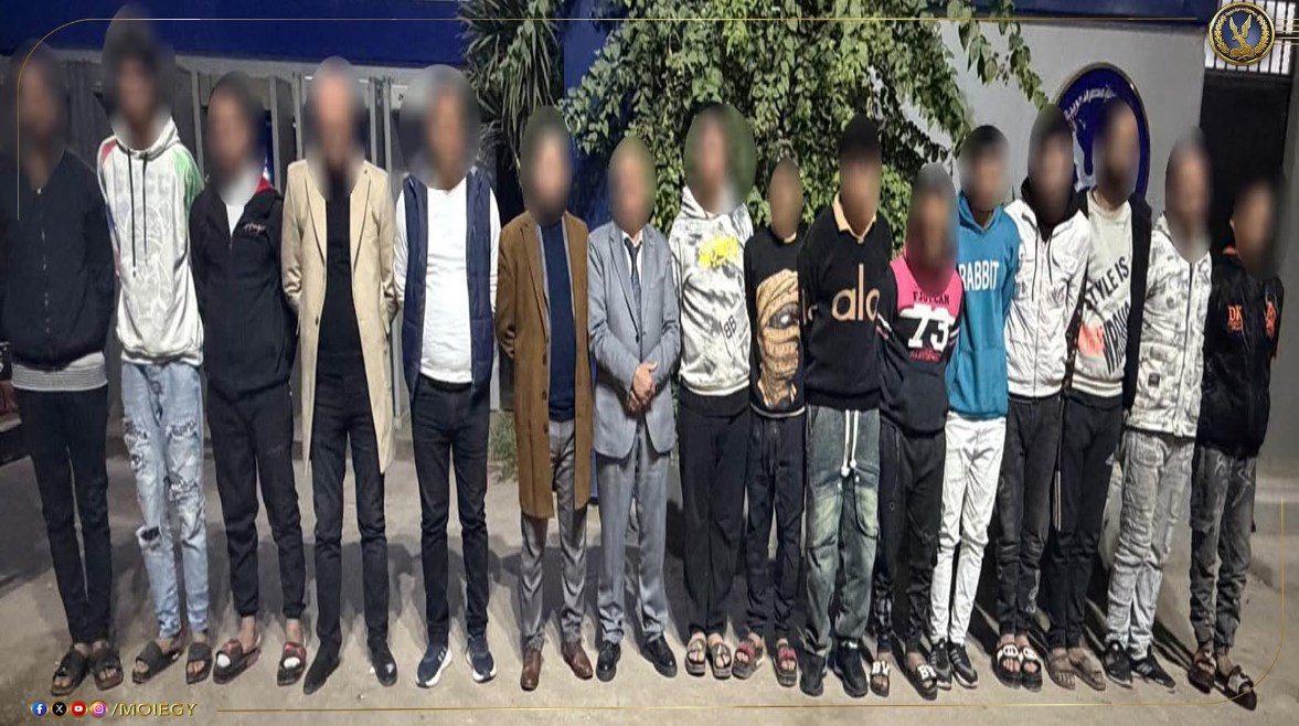 المتهمون بإحداث التلفيات والتحرش بالفتيات في حفل زفاف كروان مشاكل