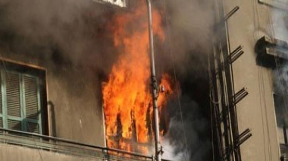 حريق هائل بشقة - أرشيفية