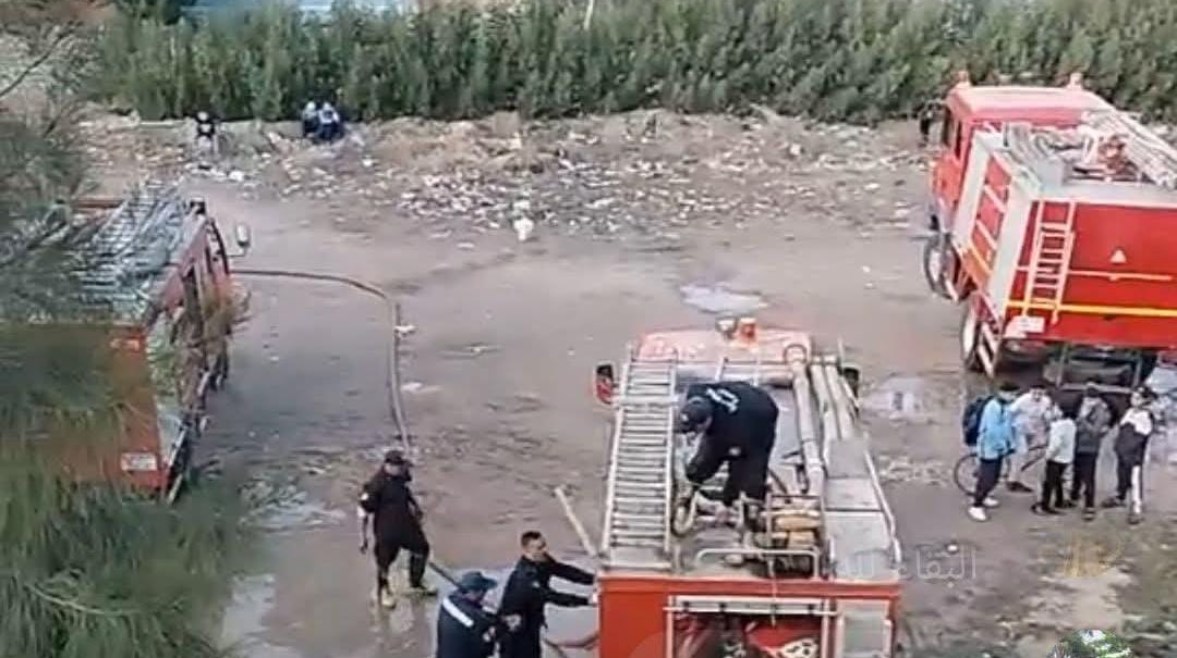 حريق بالبحيرة