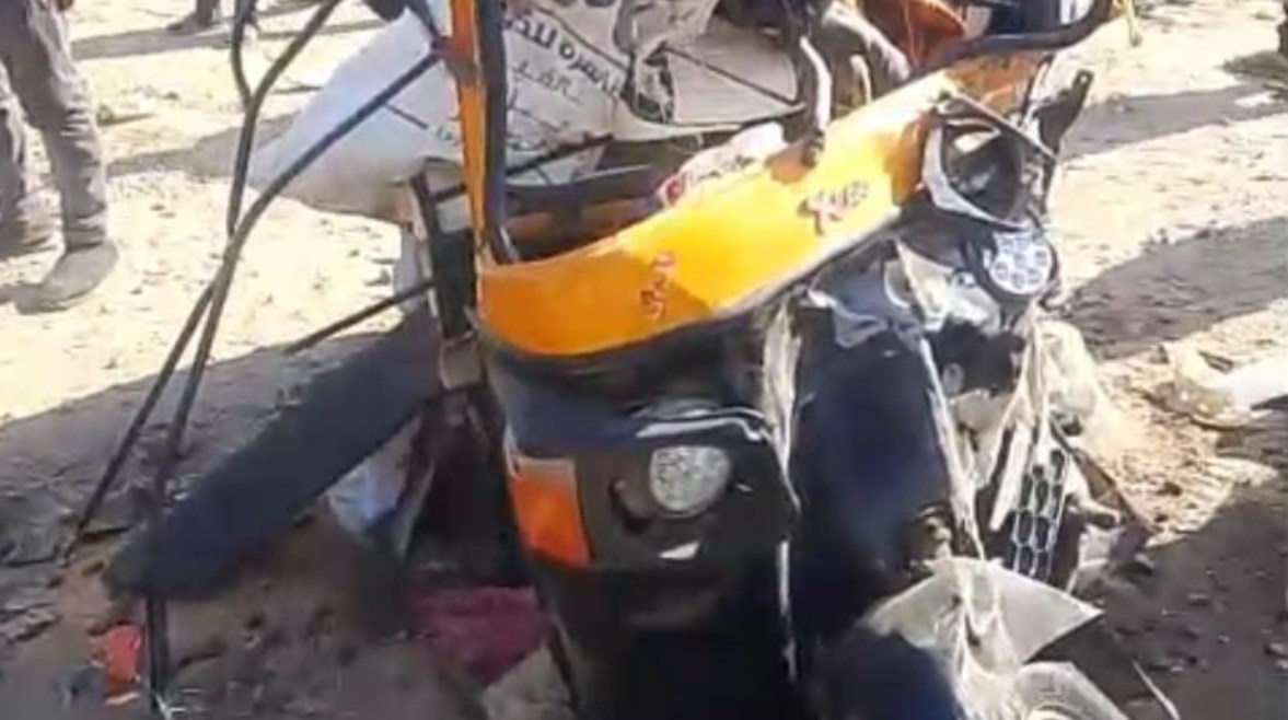 أثار حادث التصادم بالمنيا 