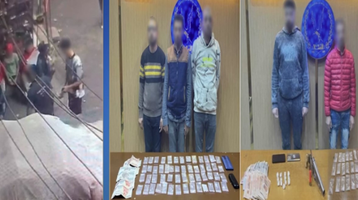 المتهمون ببيع المواد المخدرة بالوراق