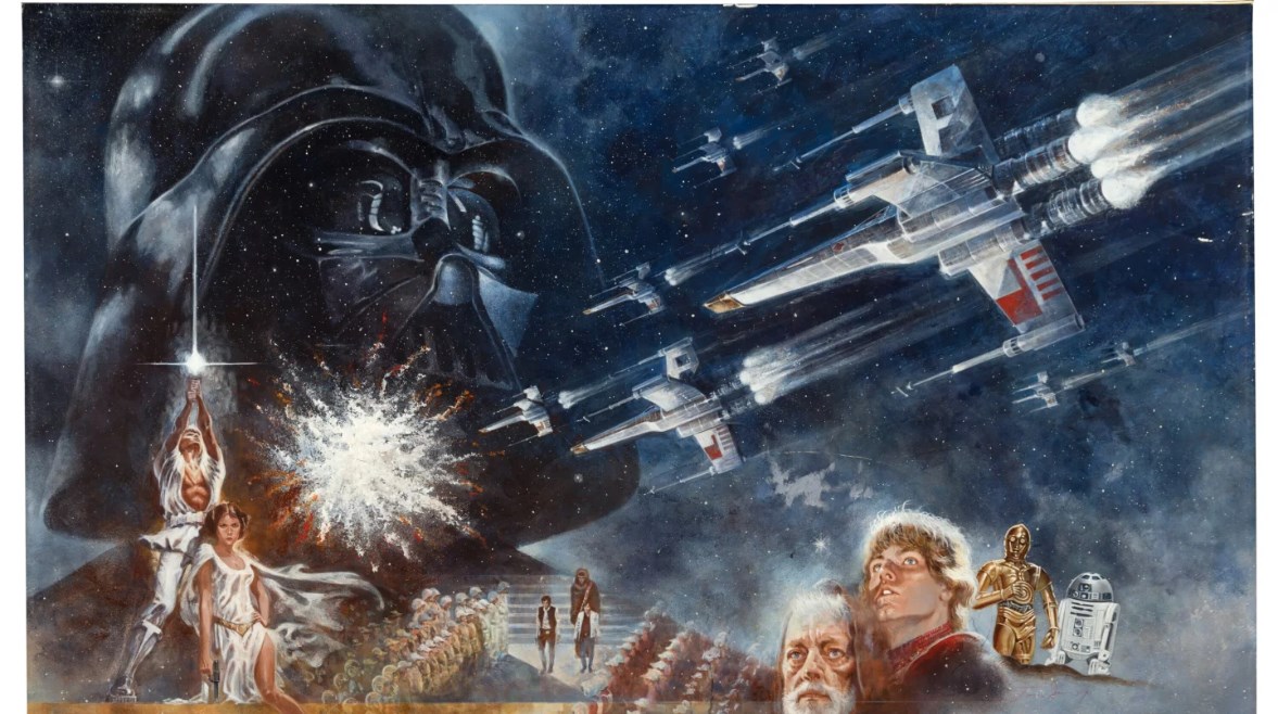 اللوحة الأولى لـ "حرب النجوم"