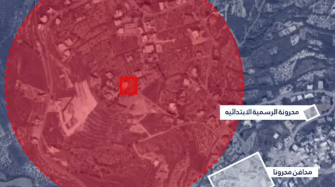 أهداف نشرها أدرعي