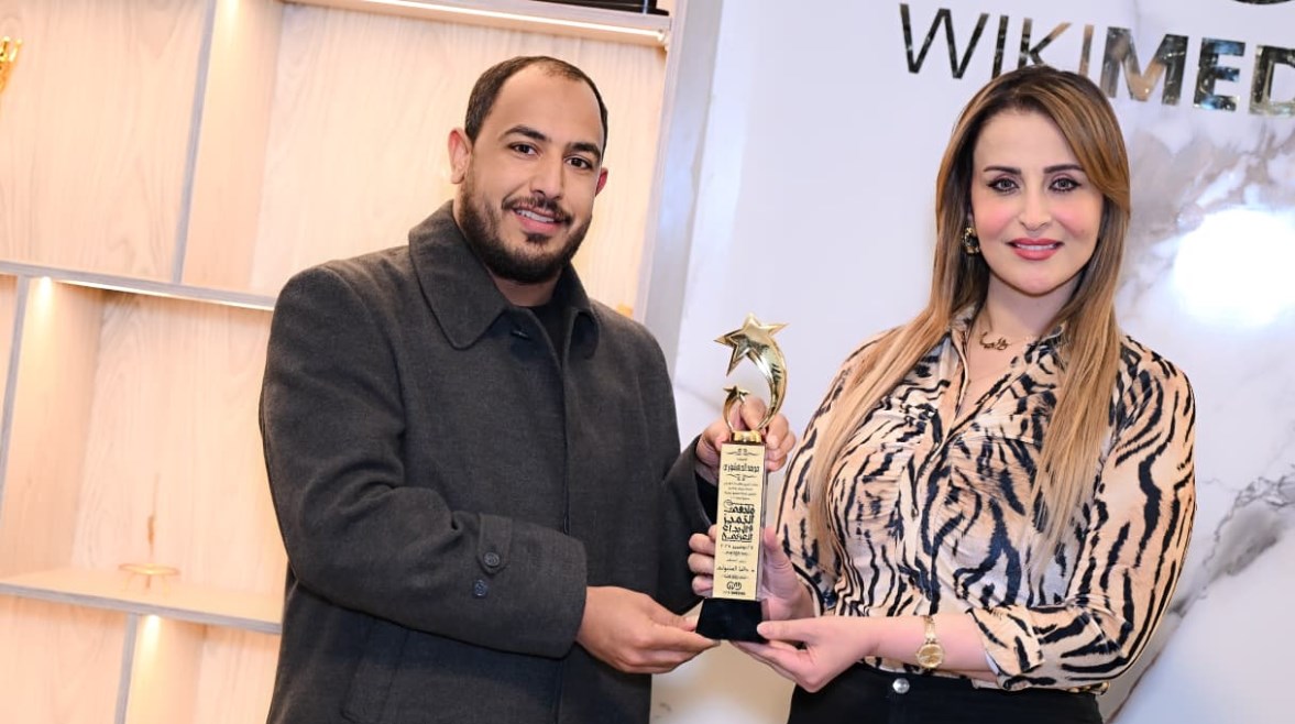  محمد الدهشوري رئيس شركة سيلفر سكرين للدعاية والإعلان ورئيس ملتقي التميز والابداع العربي، الدكتورة داليا المتبولي