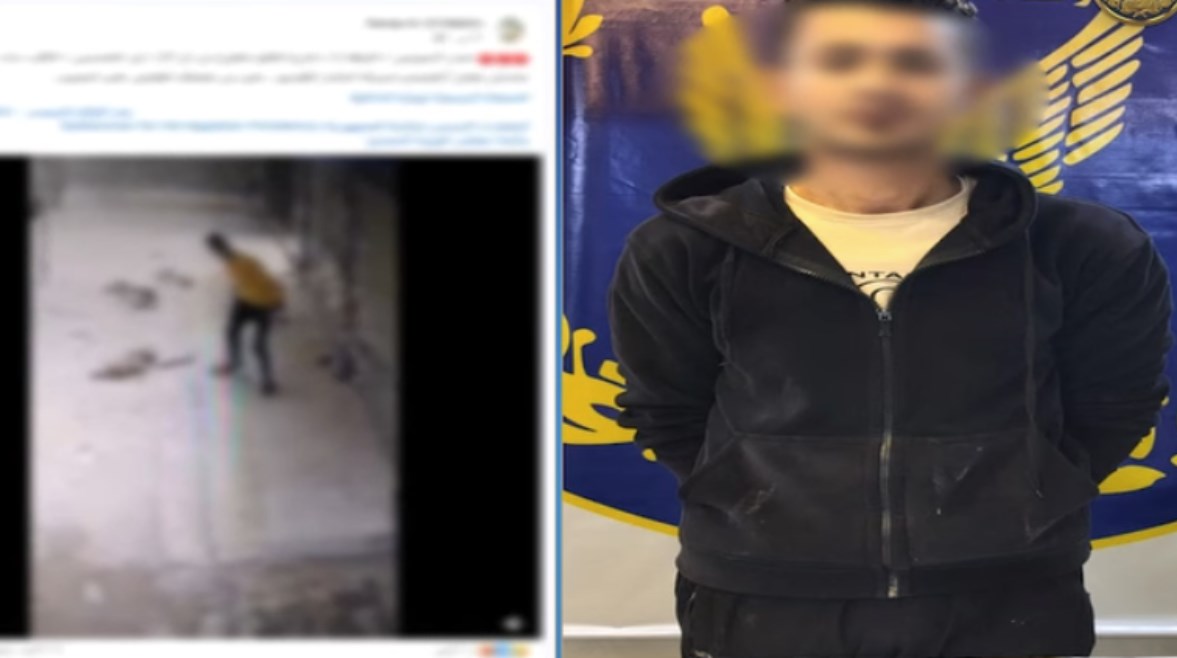 المتهم وجانب من الواقعة 