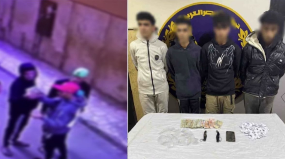 المتهمين وجانب من الواقعة 