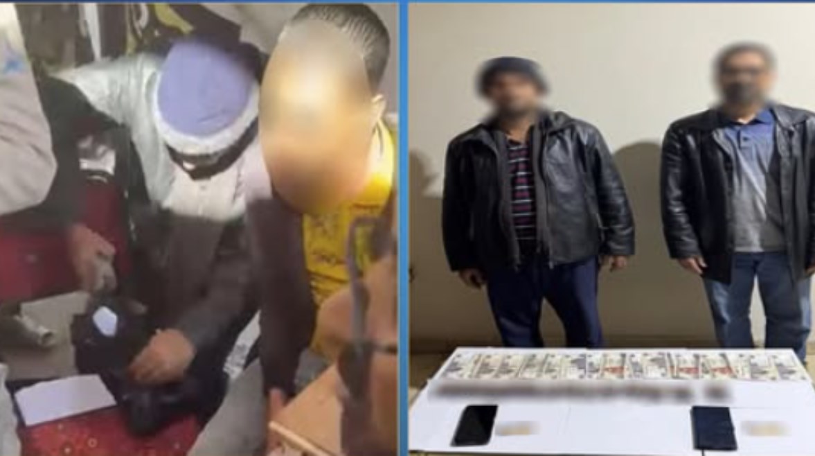 المتهمان وجانب من الواقعة