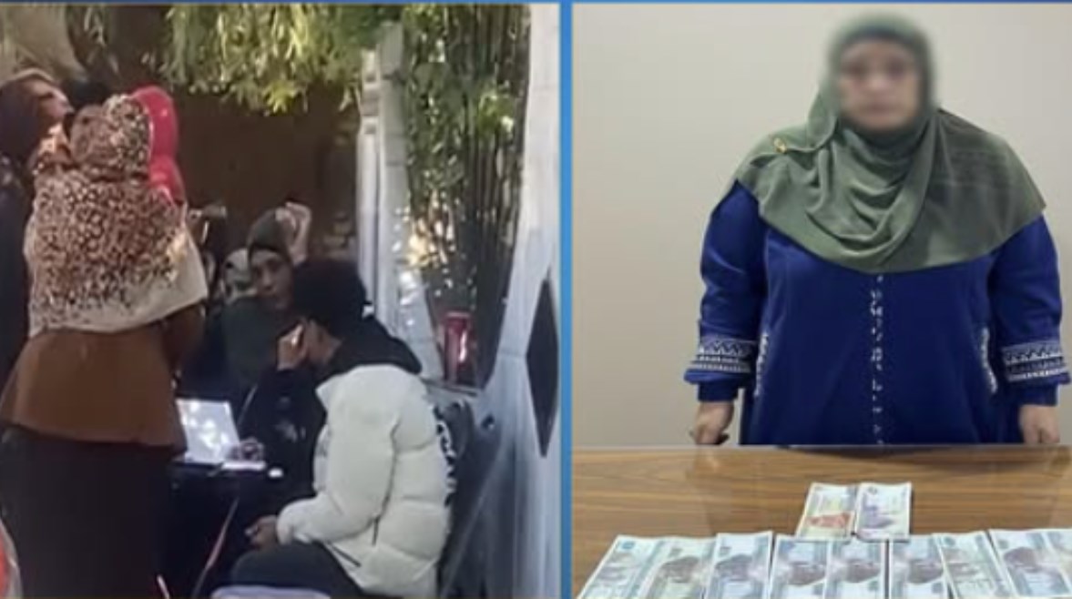 المتهمة وجانب من الواقعة