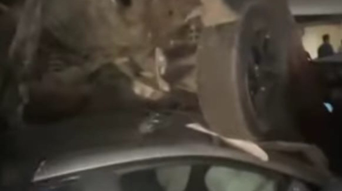 جانب من الحادث 