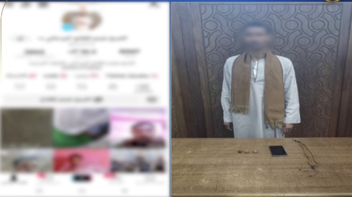 المتهم وجانب من الواقعة 