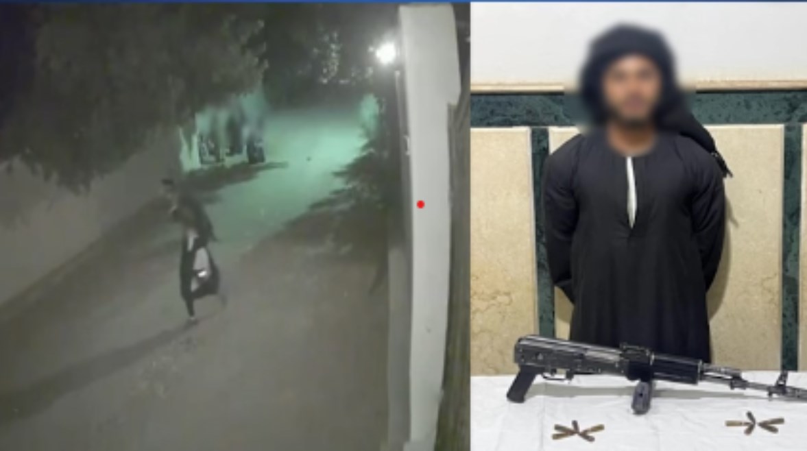 المتهم وجانب من الواقعة 