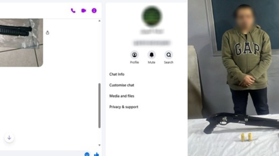 المتهم وجانب من نشاطة الإجرامي 