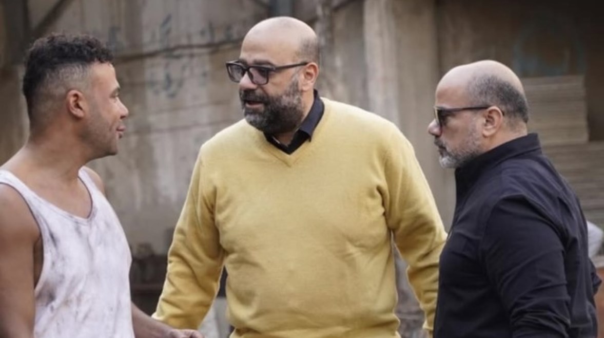 محمد إمام من كواليس مسلسل الكينج