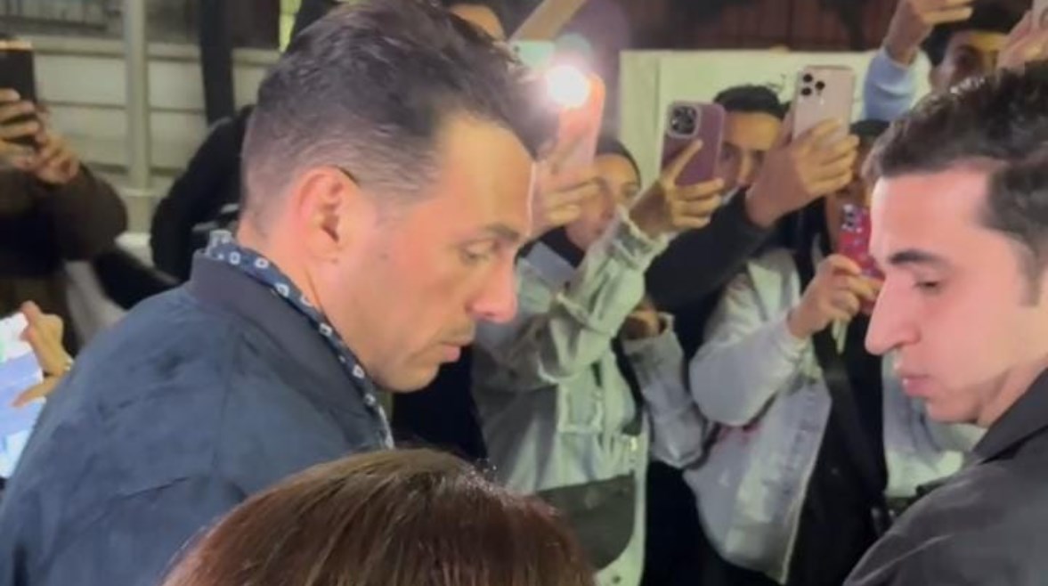 رامي رضوان في عزاء الفنانة سمية الألفي