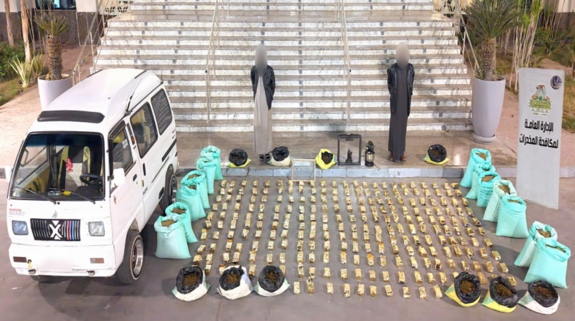 جانب من المضبوطات 