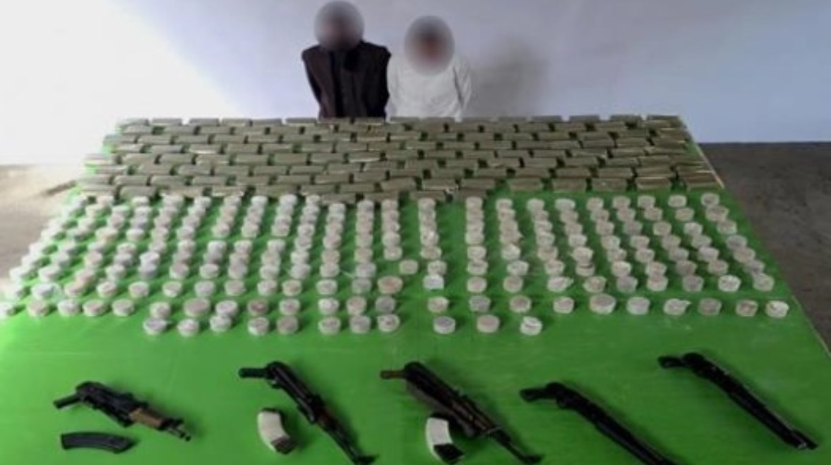 جانب من المضبوطات 