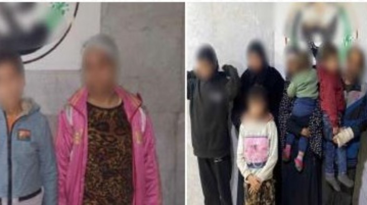 الأطفال بعد انقاذهم 