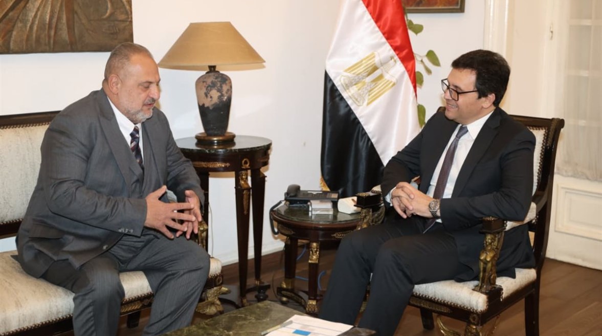 وزير الثقافة أحمد فؤاد هنو وخالد الصاوي