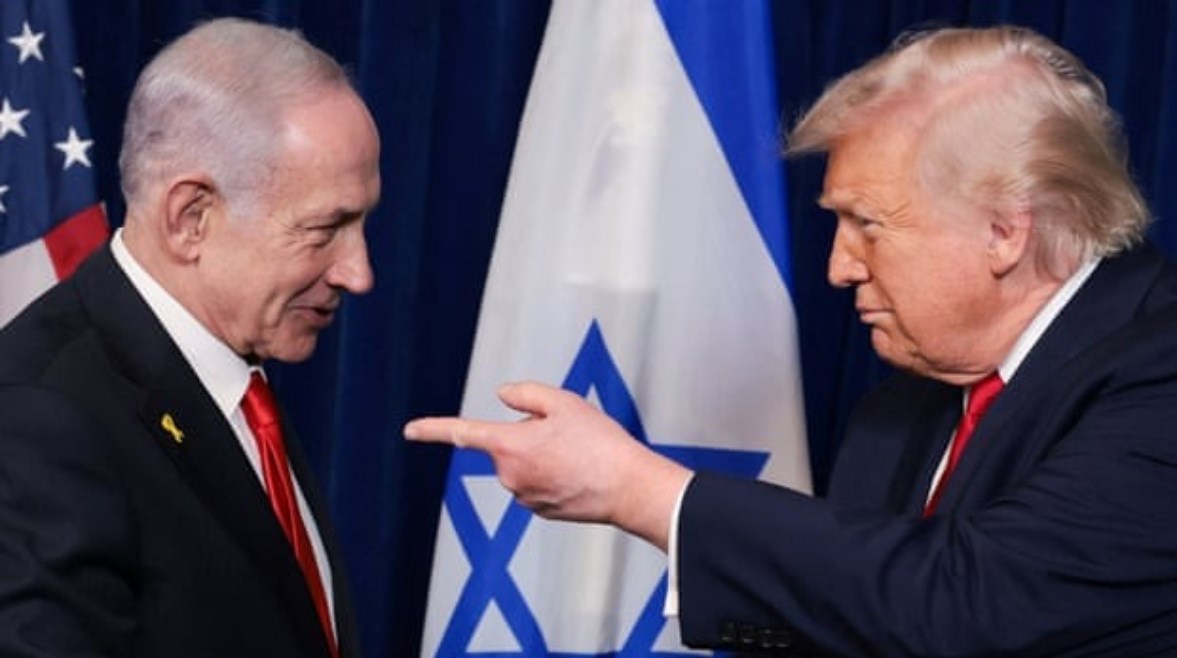 الرئيس الأمريكي دونالد ترامب ورئيس الوزراء الإسرائيلي بنيامين نتنياهو