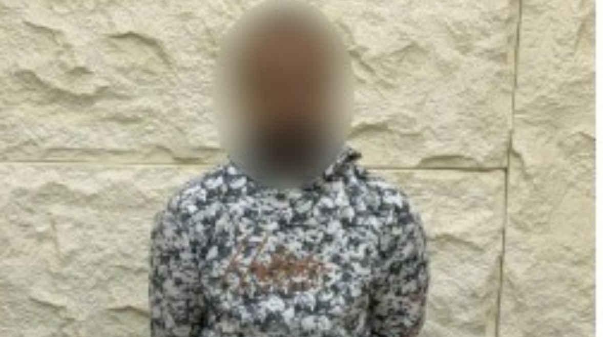 المتهم بعد ضبطه