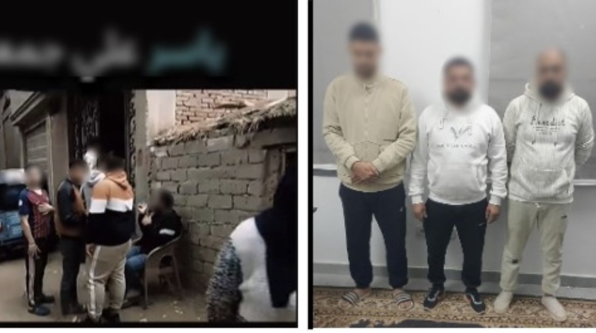 المتهمون وجانب من الواقعة