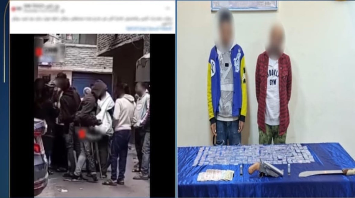 المتهمان بالترويج للمخدرات بالجيزة