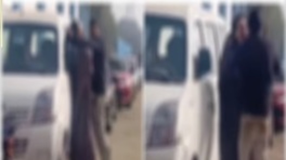 جانب من واقعة اعتداء الجزار على زوجته أمام المارة