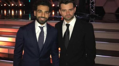 محمد صلاح ووكيله رامي عباس 