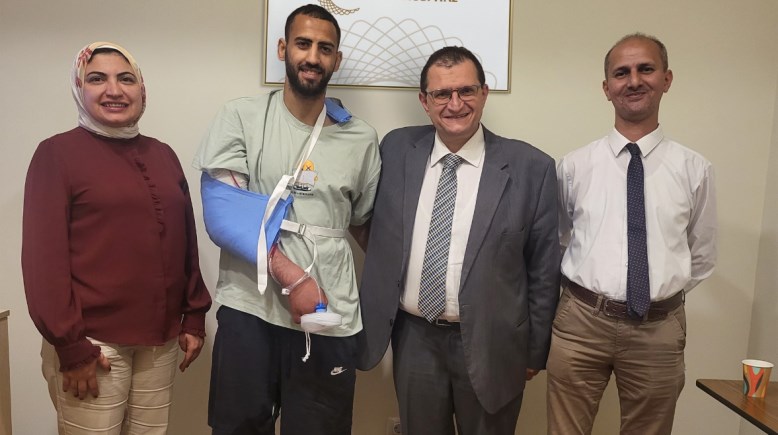 محمد حمدي لاعب زد مع الفريق الطبى 