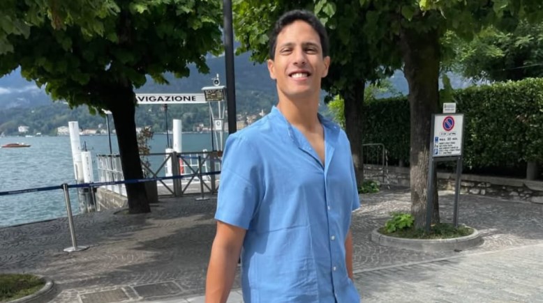 مصطفى حجازي أحد مصابي حادث انفجار خط الغاز