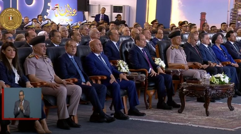 الرئيس السيسي في احتفال عيد العمال