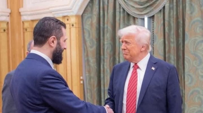 لقاء ترامب بأحمد الشرع