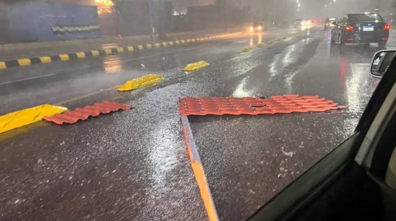 السيول في الإسكندرية