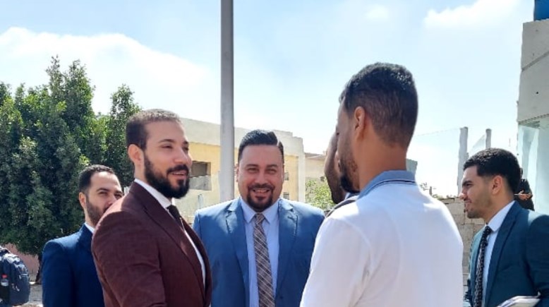 عبدالله رشدي مع محرر تليجراف مصر 
