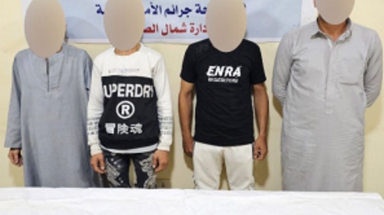 المتهمون بالاستيلاء على بطاقات الدفع الإلكتروني بالمنيا