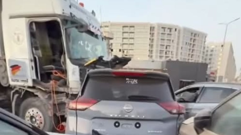 حادث معرض سيارات القطامية