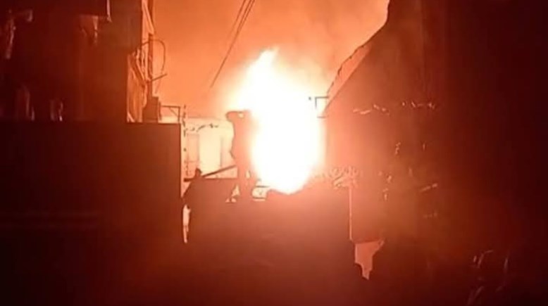حريق بكنيسة مار جرجس يقفط