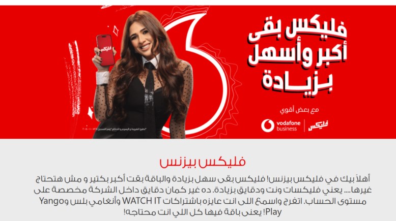 أسعار باقات فودافون فليكس  