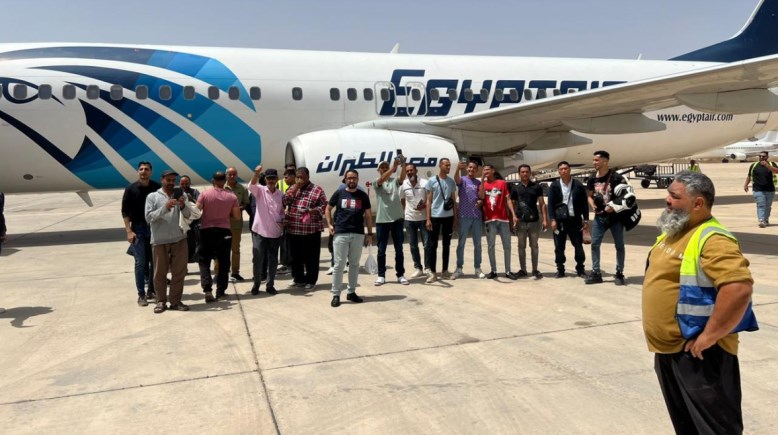 إعادة 71 مصريًا من ليبيا بسبب التوترات الأمنية