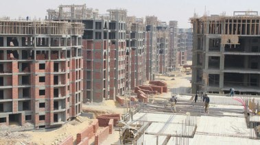 أحد مواقع المشروعات العقارية الجديدة 