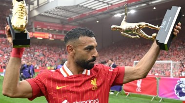 نجم الكرة المصرية محمد صلاح