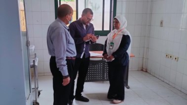 جانب من حملة المرور الميداني على الوحدات الصحية بالأقصر