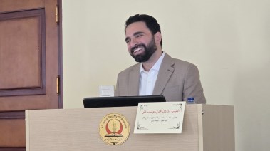 الدكتور شادي مجدي يوسف من مناقشة رسالة الدكتوراة