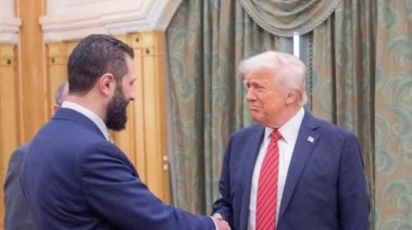 لقاء ترامب بأحمد الشرع
