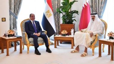 الرئيس السيسي وأمير قطر