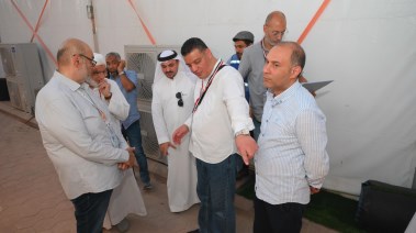 متابعة حجاج الجمعيات الأهلية