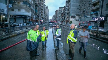 الإسكندرية بعد حدوث العاصفة