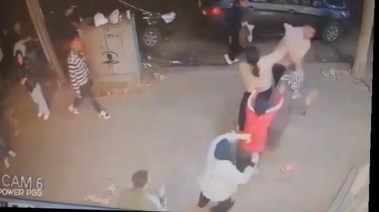 جانب من الفيديو المتداول