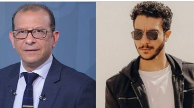نور خالد النبوي ومحاميه أشرف عبد العزيز 